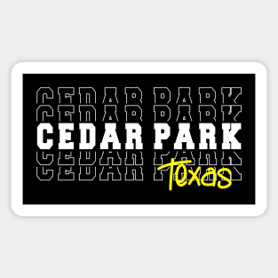 Cedar Park city Texas Cedar Park TX Sticker